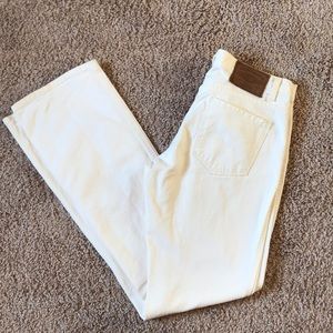 Ralph Lauren Bootcut White Jeans